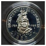 1989 S Congress Bicentennial Proof Half Dollar