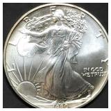1990 1oz Silver Eagle BU
