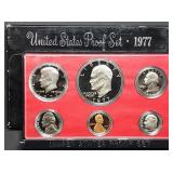 1977 US Mint Proof Set w/ Ike Dollar