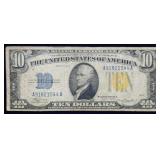 1934 A $10 North Africa Silver Certificate WW2