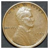 1909 VDB Lincoln Wheat Cent Nice