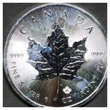 2015 Canada 1oz Silver Maple Leaf BU