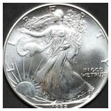 1992 1oz Silver Eagle BU
