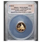 2009 S Proof Lincoln Bicentennial Cent ANACS PR70