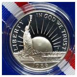 1986-S Statue of Liberty Proof Half Dollar MIB