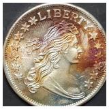 Vintage 1 Troy Oz .999 Silver Bust Dollar Round