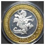 Vintage .999 Silver Strike Casino Token .61oz