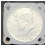 Gem BU Roll 1964 Kennedy 90% Silver Half Dollars