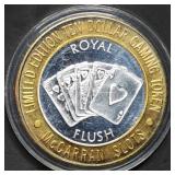 Vintage .999 Silver Strike Casino Token .61oz