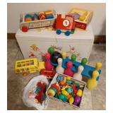 Vintage Toy Box & Toys