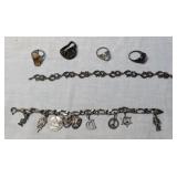 Sterling Bracelets and Rings