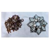 2 Brooches, 1 is Coro