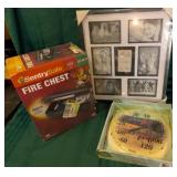 Fire Chest, Thermometer, Photo Frame