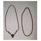 2 Sterling Necklaces