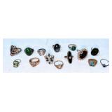 Estate Rings, 1 marked 10K