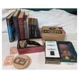 Books, Knife Sharpener, and More