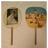 Hand Fans Dionne Quints, Decatur Adv.