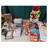 Molded Snowman, Christmas Cards
