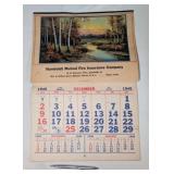 Humboldt Mutual Fire 1945 Calendar
