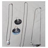 Sterling Necklaces and Earrings