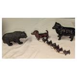Bear, Dachshund & Pups, Sheep