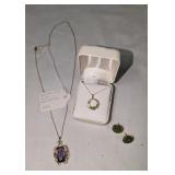 Necklaces marked 10k,earrings 14k