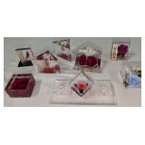 Bircraft Lucite Acrylic Rose Items