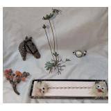 Brooches, Metal Plant