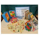 Wooden Blocks, Puzzle, Books, Toys