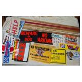 Yardsticks, Bumper Stickers, Signs