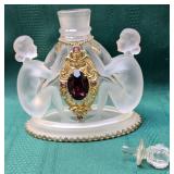 Czech Perfume Bottle and a stopper