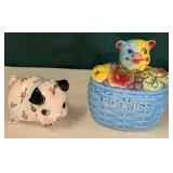 Pig Cookie Jar and Bank