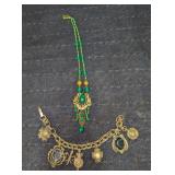 Vintage Necklace and Charm Bracelet