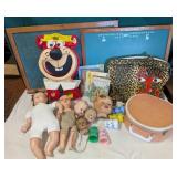 Chalkboards, Tiger Bag, Doll Parts