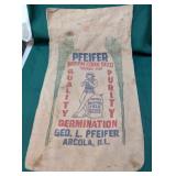Pfeifer Broomcorn Seed Bag Arcola, Ill.