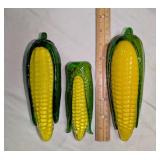 3 Glass Ears of Corn