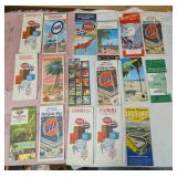 15 Vintage Maps and travel brochures