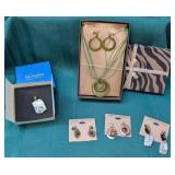 Necklace, Earrings, Pendant