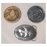 Belt Buckles & Commemorative Medal