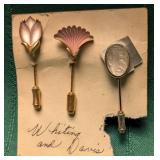 Whiting and Davis Stick Pins