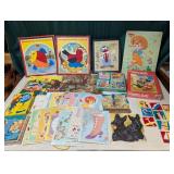 Magnetic Puzzles, Yarn Stitching Cards
