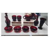 11pcs Avon Cape Cod Glassware