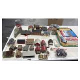 Scale Model Train Village Buildings