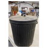 Galvanized Can with Lid