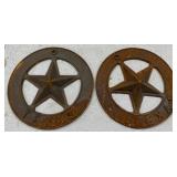 2- 8" Texas Stars