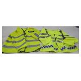 2 Reflective Neon Police Jackets