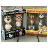 Cartoon Character Dolls in Boxes