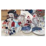 Christmas Decor inc/ Snowmen