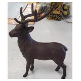 7" Cast Iron Elk Bank