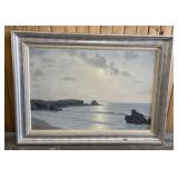32in x 43in Framed Oil on Canvas Art